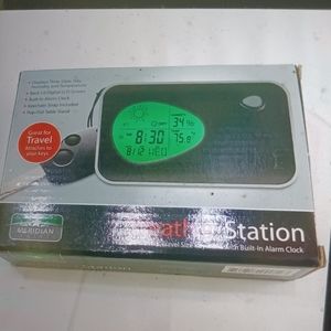 Meridian weather station & key ring. New